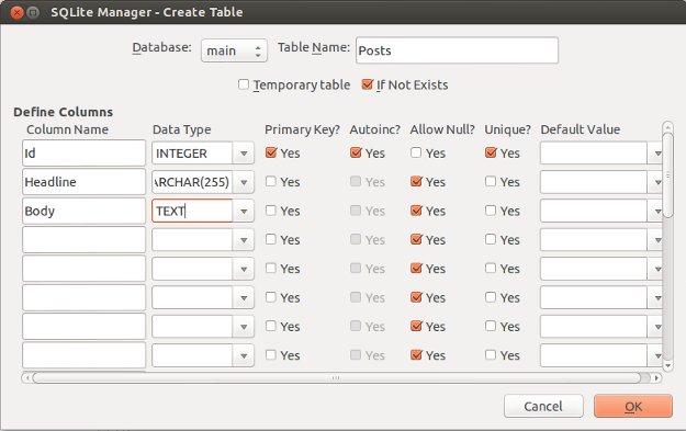 sqlite manager